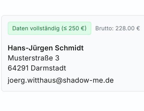 Buchungsübersicht Feature 5